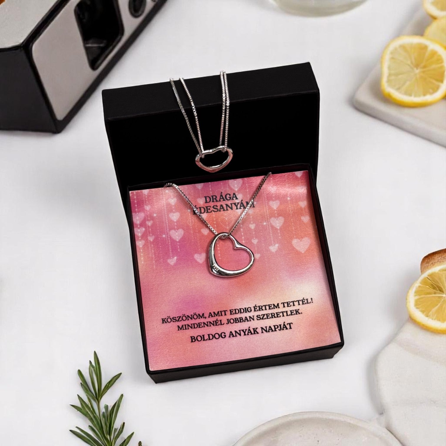 Drága Édesanyám - Köszönöm amit eddig értem tettél - A17-Z11 - karkötő és nyaklánc egyben 😍