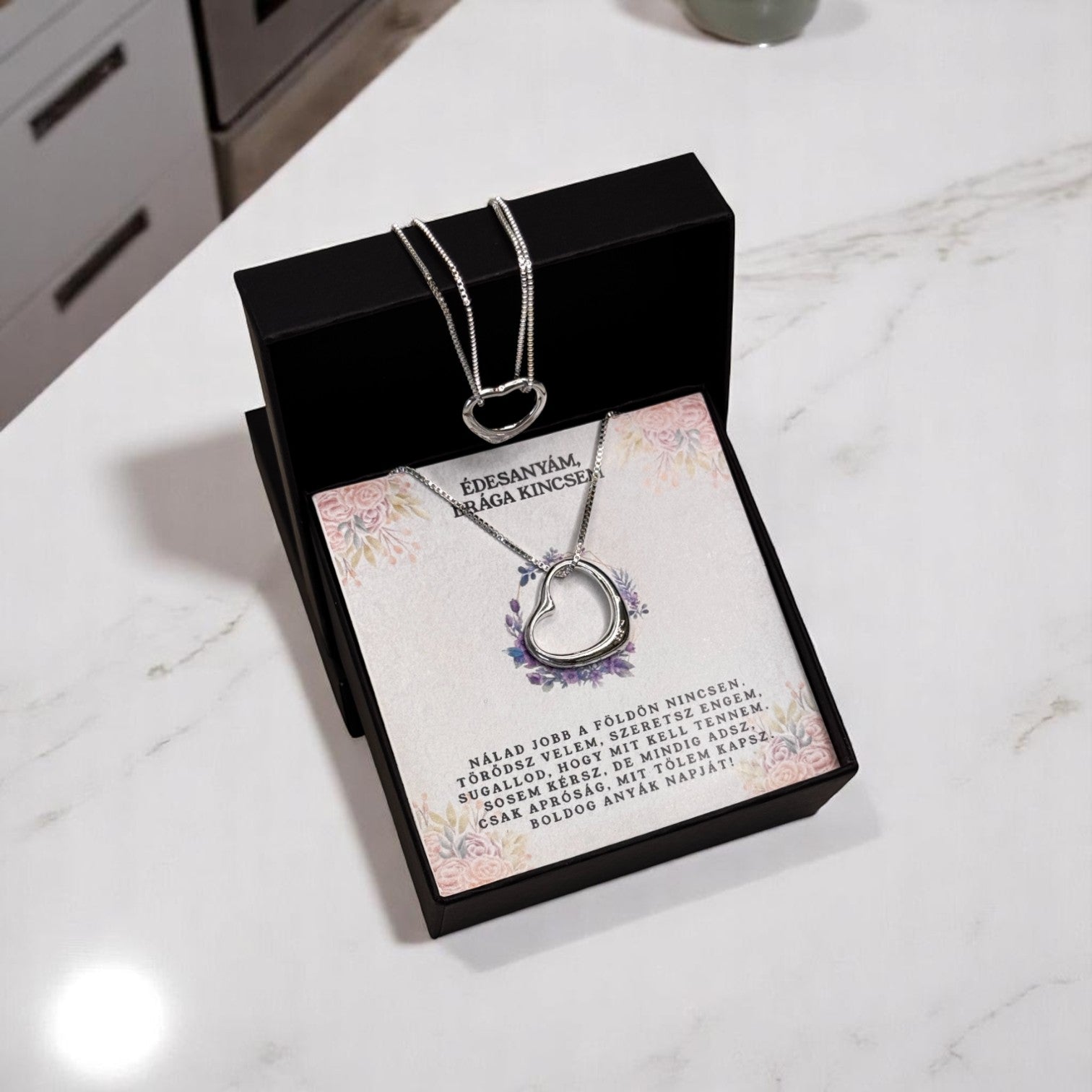 Édesanyám, drága kincsem - Boldog Anyáknapját - A18-Z12 - karkötő és nyaklánc egyben 😍
