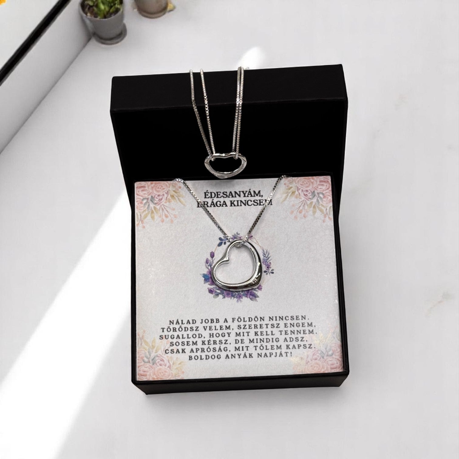 Édesanyám, drága kincsem - Boldog Anyáknapját - A18-Z12 - karkötő és nyaklánc egyben 😍
