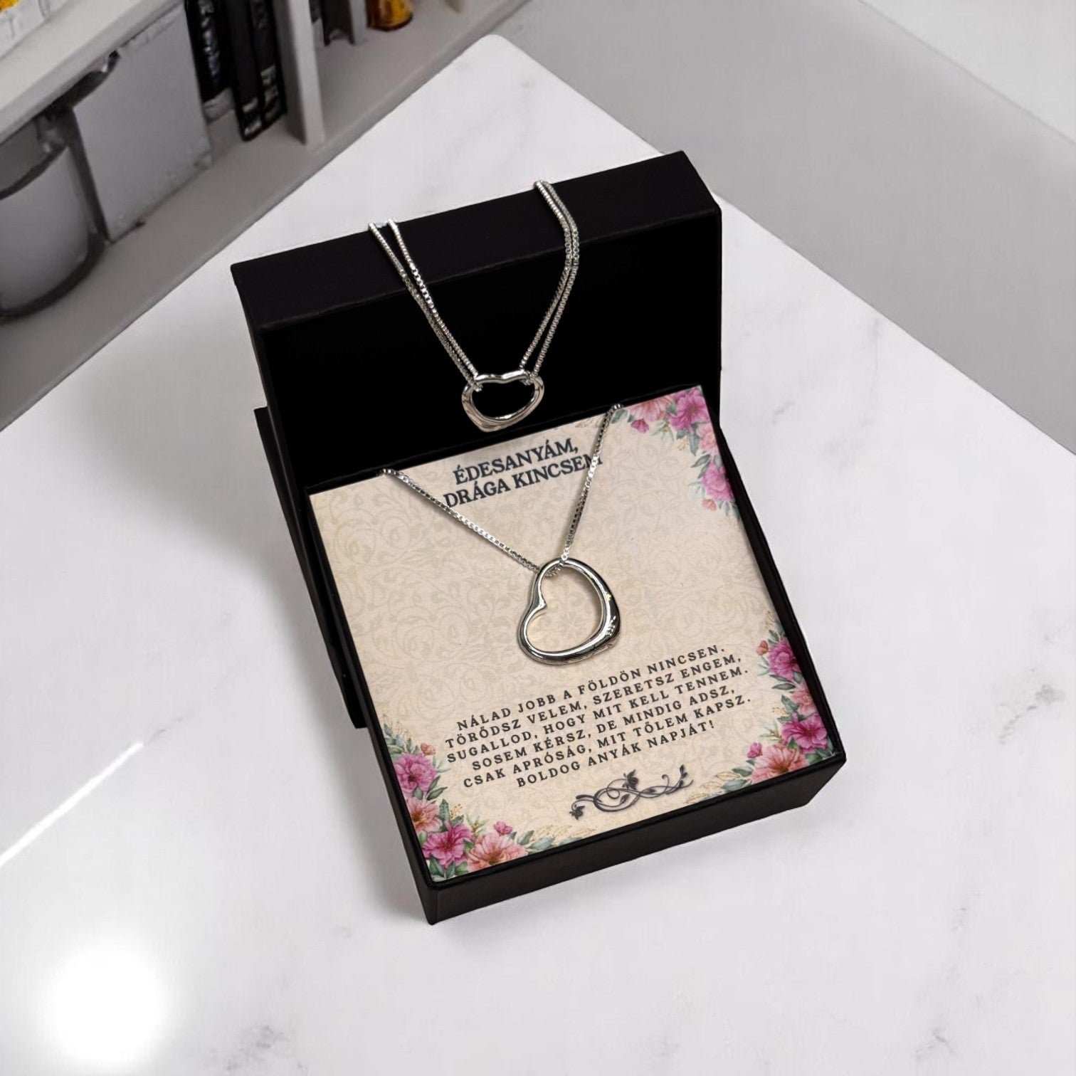 Édesanyám, drága kincsem - Nálad jobb a földön nincsen - A19-Z13 - karkötő és nyaklánc egyben 😍