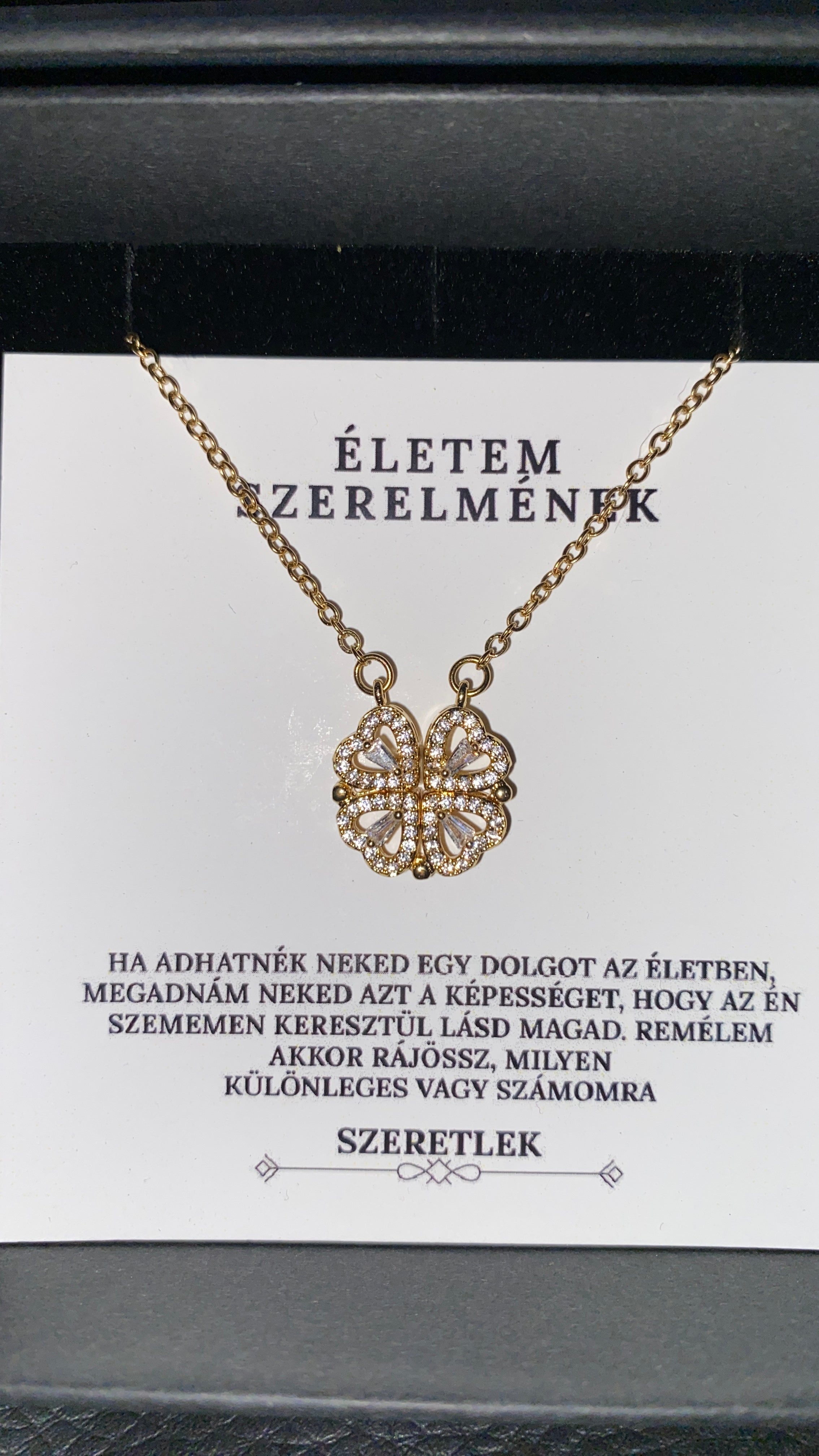 Életem szerelmének❤️ - Mindennél jobban szeretlek - A08-Z05 - (arany bevonattal)