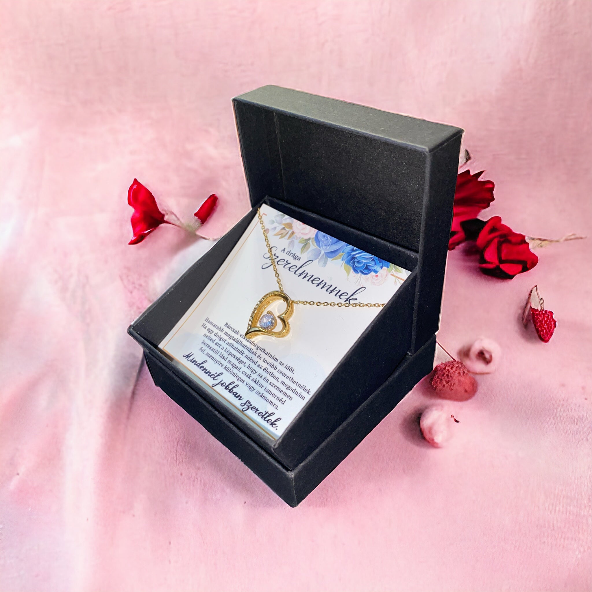 A drága szerelmemnek - Mindennél jobban szeretlek - A47-Z10 - (arany bevonattal)