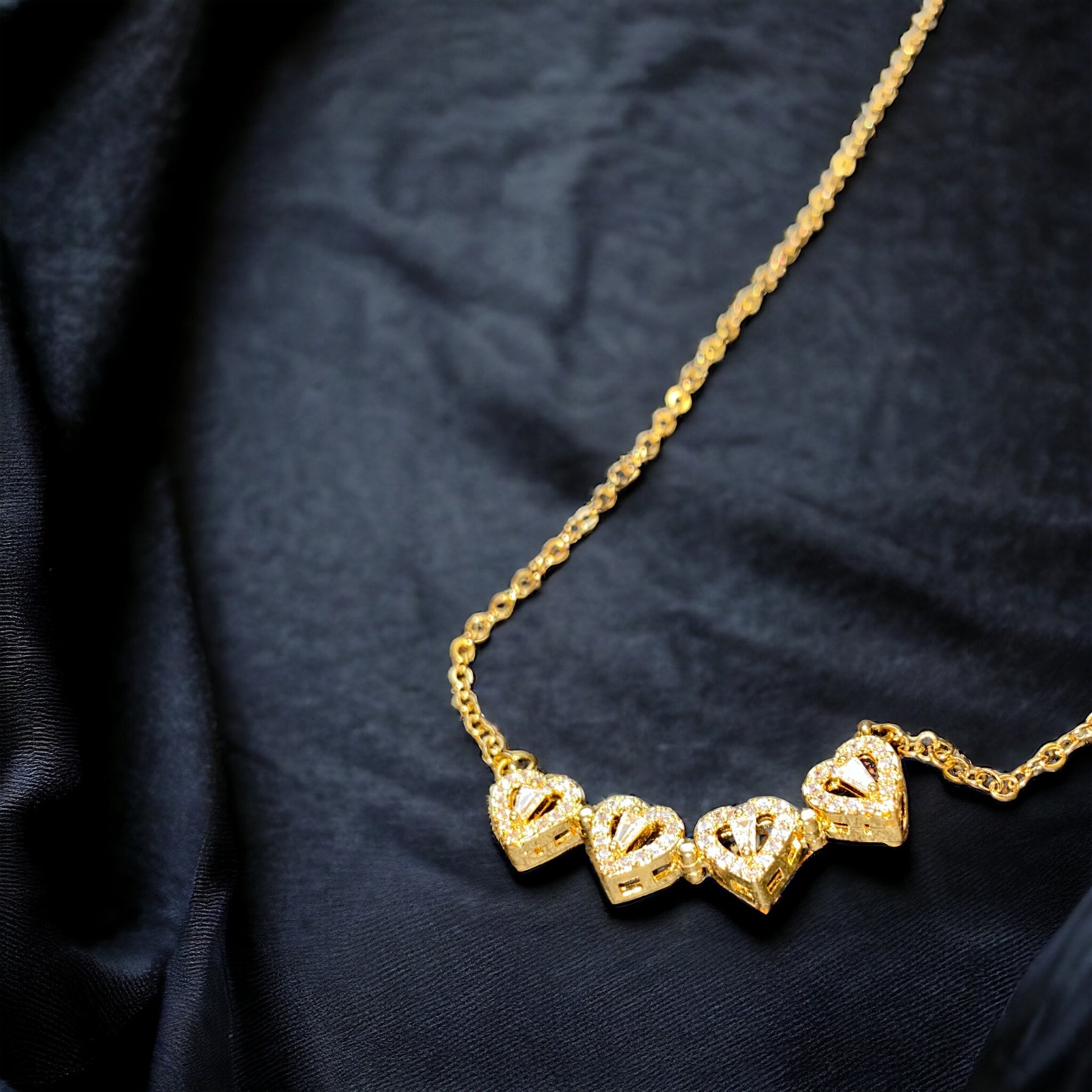 Drága Unokám - Soha ne feledd - A07-Z04 - Szív medál(14k arany bevonat)