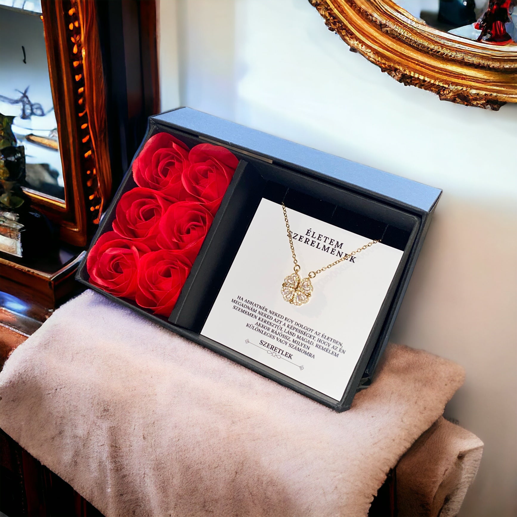 Életem szerelmének❤️ - Mindennél jobban szeretlek - A08-Z05 - (arany bevonattal)