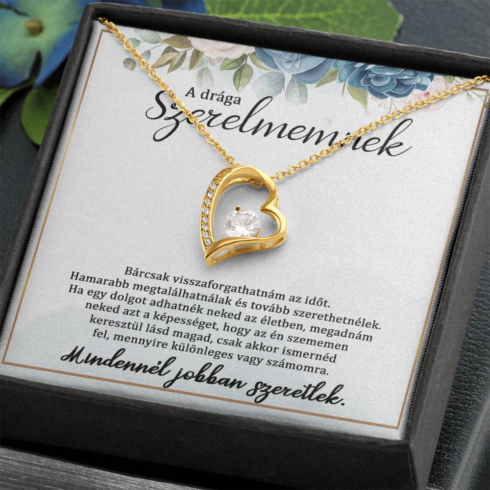 A drága szerelmemnek - Mindennél jobban szeretlek - A20-Z10 - (arany bevonattal)