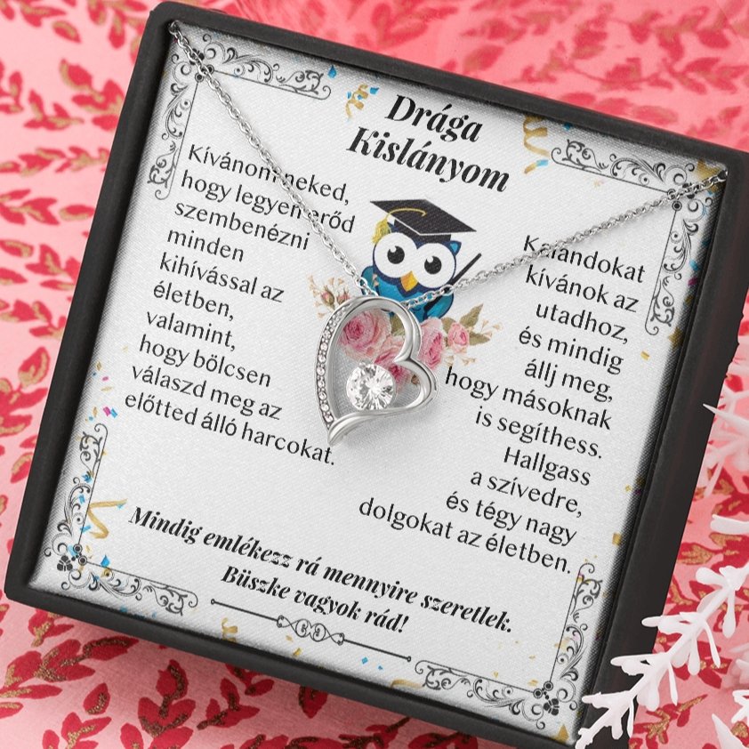 Drága Kislányom - Ballagási Nyaklánc - egyedinyaklanc.hu