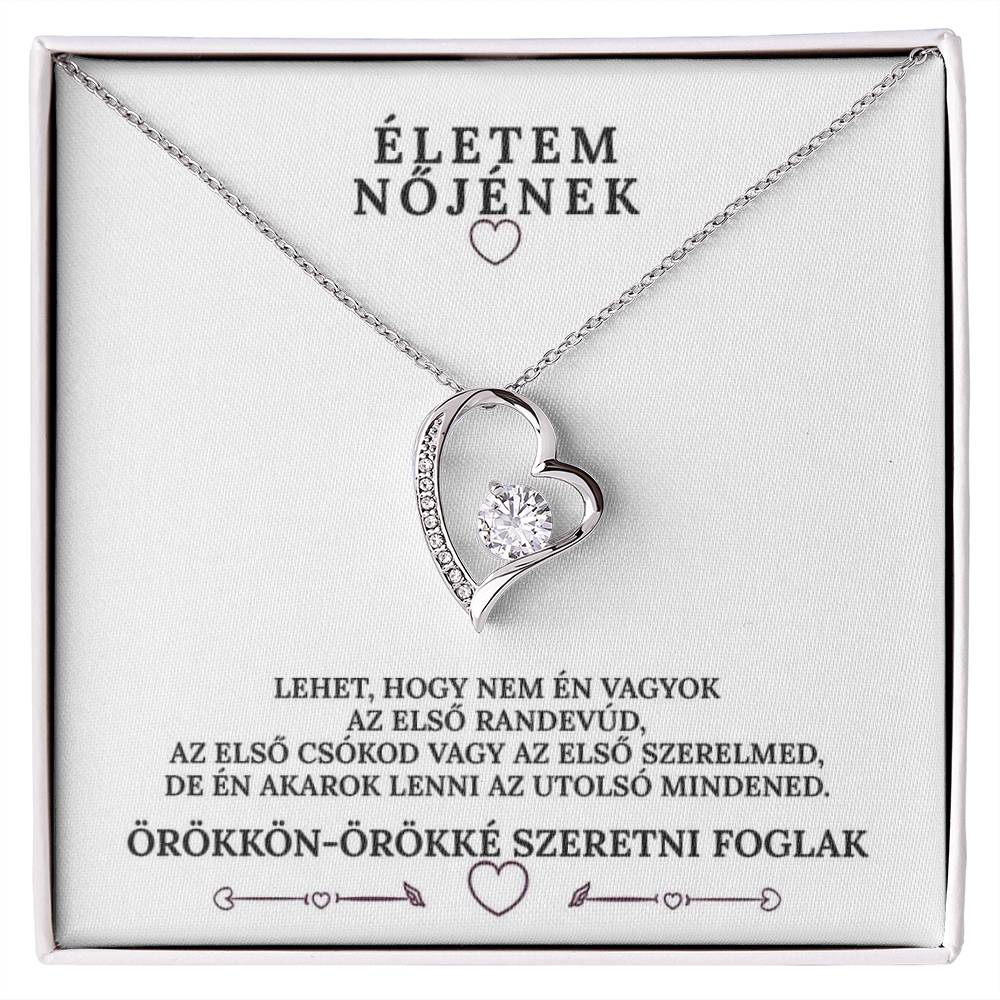 Életem Nőjének - Örökké szeretni foglak - egyedinyaklanc.hu