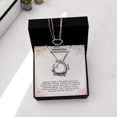 Édesanyám, drága kincsem -  Boldog Anyáknapját - A18-Z12 - karkötő és nyaklánc egyben 😍