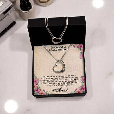 Édesanyám, drága kincsem -  Nálad jobb a földön nincsen - A19-Z13 - karkötő és nyaklánc egyben 😍