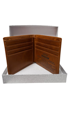 Drága Unokámnak – egyedi bőr pénztárca üzenettel – A100 - díszdobozban 😍