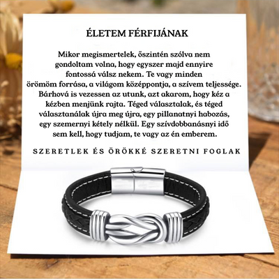 Bőr KARKÖTŐ❤ - ÉLETEM FÉRFIJÁNAK - A33-Z15