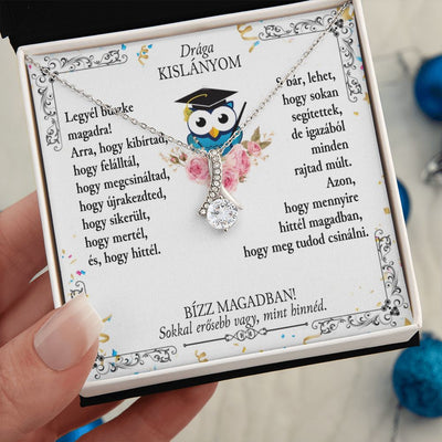 Drága Kislányom - Ballagási Nyaklánc - A12 - egyedinyaklanc.hu
