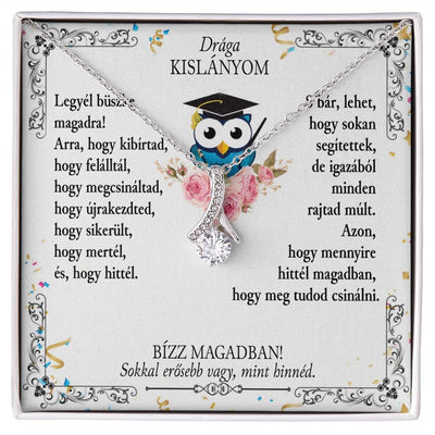Drága Kislányom - Ballagási Nyaklánc - A12 - egyedinyaklanc.hu