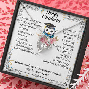Drága Unokám - Ballagási Nyaklánc - egyedinyaklanc.hu