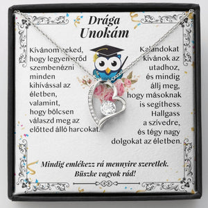 Drága Unokám - Ballagási Nyaklánc - egyedinyaklanc.hu